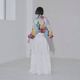 ¥サテンボウタイブラウス「How are you guys?」Kayano Tanida