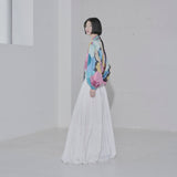 ¥サテンボウタイブラウス「How are you guys?」Kayano Tanida