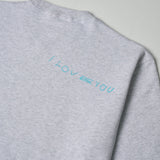 ¥レギュラーフィットクループルオーバー「I LOVE YOU MOM」Taisuke Kinugasa