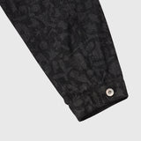 【予約商品|9月上旬お届け】kaedeデニムブルゾン「かえでのチョキチョキ」BLACK