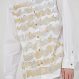 ¥バンドカラーシャツ「kin - mm2024」marina