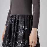 ¥Knit & Balloon Skirt One-Piece「楽譜 spiritoso」Koji Nishioka