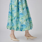 ¥Knit & Balloon Skirt One-Piece「ノースウエスト航空」Shigetaka Wada
