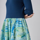 ¥Knit & Balloon Skirt One-Piece「ノースウエスト航空」Shigetaka Wada