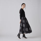 ¥Knit & Balloon Skirt One-Piece「marina-moji003」marina