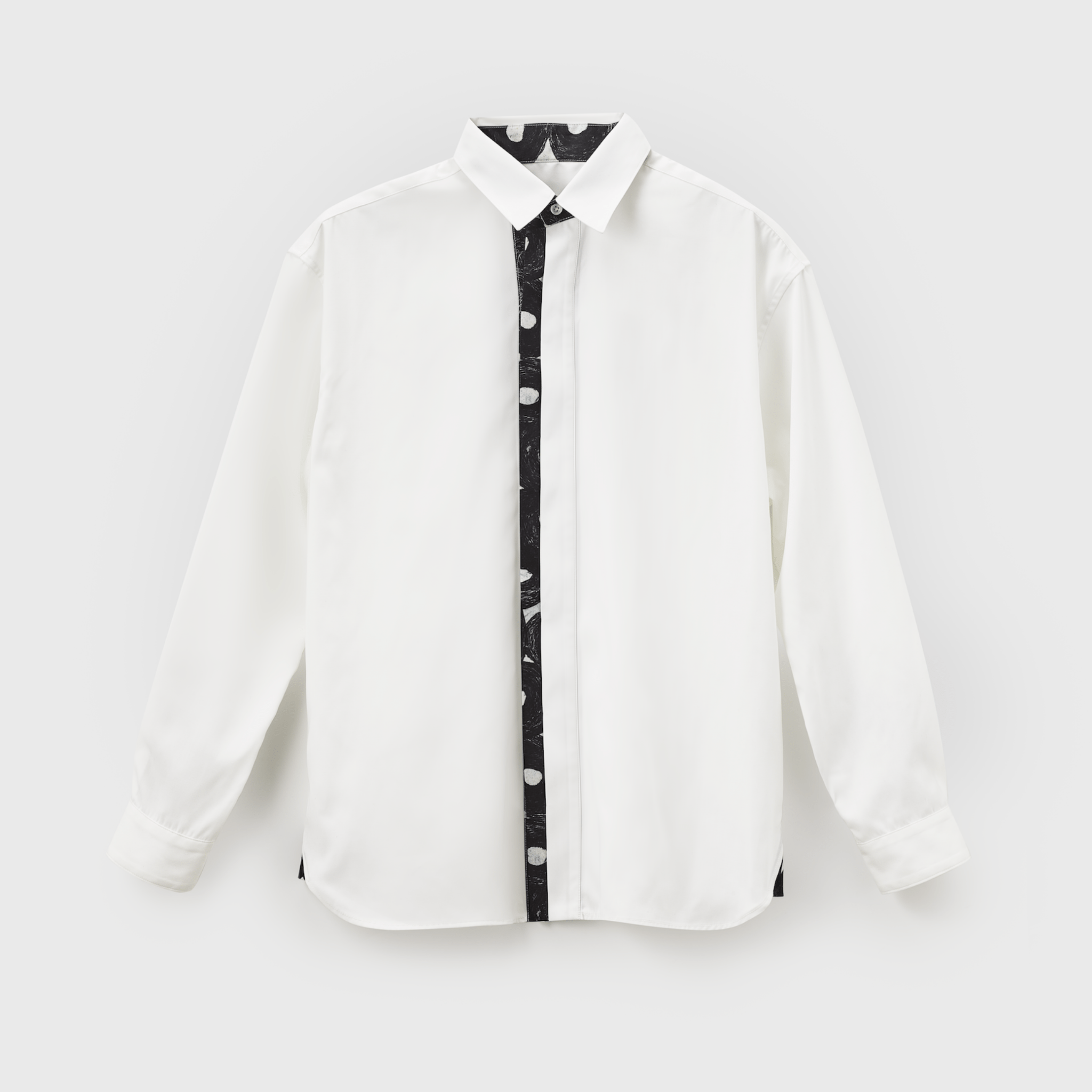 さぁページ デザインシャツ（フライフロント）ホワイト「（無題）（丸）」 – HERALBONY