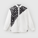 ¥デザインシャツ(ショルダー切替)KuromaruSanae Sasaki