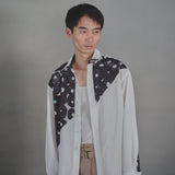 ¥デザインシャツ(ショルダー切替)KuromaruSanae Sasaki