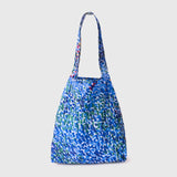 ¥ギフトセット サブバッグ(M)『(無題)(青)』 &タオルハンカチ『レースフラワー』HERALBONY