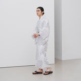 ¥手染め浴衣(メンズ)「marina - moji003」marina