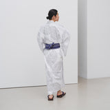 ¥手染め浴衣(メンズ)「marina - moji003」marina