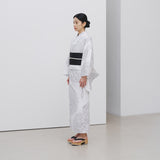 ¥手染め浴衣(レディース)「marina - moji003」marina