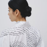 ¥手染め浴衣(レディース)「marina - moji003」marina