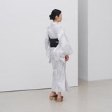 ¥手染め浴衣(レディース)「marina - moji003」marina