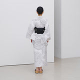 ¥手染め浴衣(レディース)「marina - moji003」marina