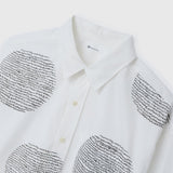 ¥レギュラーカラーシャツ「marina - moji003」marina