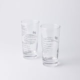 ¥グラスセット「maru - mm2024」「heart - mm2024」marina