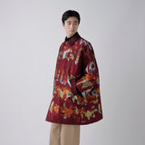 Jacquard Over Coat「ik ga in't weekend naar verjaardagsfeest」