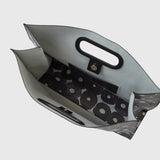 ¥リサイクルレザーバッグ(M)「(無題)(丸)」Sanae Sasaki