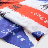 ¥シルクサテンスカーフ「My Favourite Beatles Songs」(Paris Edition)Joel Jamensky