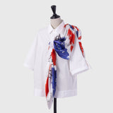 ¥シルクサテンスカーフ「My Favourite Beatles Songs」(Paris Edition)Joel Jamensky