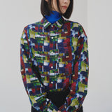 ¥レギュラーカラーシャツ「My world」Kaoru Iga