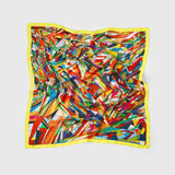 ¥【NEWoMan高輪ポップアップ先行販売】シルクスカーフ「おりがみ」Michiyo Yaegashi