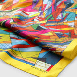 ¥【NEWoMan高輪ポップアップ先行販売】シルクスカーフ「おりがみ」Michiyo Yaegashi