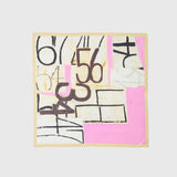 ¥【予約商品|3月下旬お届け】シルクスカーフ「Numbers」Nozomi Fujita