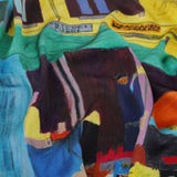 ¥シルクサテンスカーフ「ヴェネチアのフルーツ船」(Paris Edition)Hiroshi Yoshida