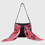 ¥シルクサテンスカーフ「りんごのブーケ」(Paris Edition)Yuh Mitani