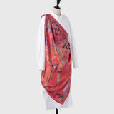 ¥シルクサテンスカーフ「りんごのブーケ」(Paris Edition)Yuh Mitani