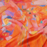 ¥シルクサテンスカーフ「りんごのブーケ」(Paris Edition)Yuh Mitani