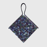 ¥Printed PVC Woven Bag (Art-Inspired)「夜景」Kaoru Iga