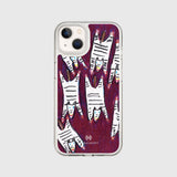 ¥【受注販売商品】スマホケース「逆立ちしてるシマウマ」Sumie Akiyama