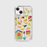 ¥【受注販売商品】スマホケース「おうち キャンビー コップ ちょうちょ」Shino Sasaki