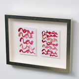 ¥「Red Brush Card 2607」「Red Brush Card 2608」原画作品marina