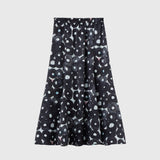 ¥サテンスカート「(無題)(丸)」【Sサイズのみ予約商品|11月下旬お届け】Sanae Sasaki