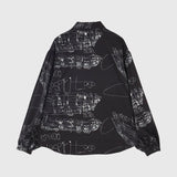 ¥Satin Bow Tie Blouse「楽譜 spiritoso」Koji Nishioka