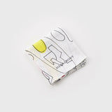 ¥ギフトセット サブバッグ(S)『クリームソーダ』&ハンカチーフ『数字』HERALBONY