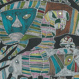 ¥「ジャングル王国」原画作品Shunichi Iwase