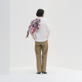 ¥シルクスカーフ「SpringⅡ」Kaoru Iga