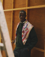 ¥シルクスカーフ「SpringⅡ」Kaoru Iga