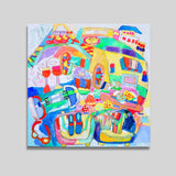 ¥「スーツケースの中には」原画作品Taisuke Kinugasa