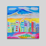 ¥「富士山フリーウェイ」原画作品Taisuke Kinugasa