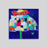 ¥「青いドレス」原画作品Taisuke Kinugasa