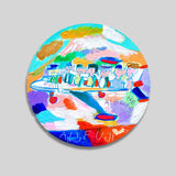 ¥「富士山と飛行機」原画作品Taisuke Kinugasa