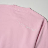 【予約商品|3月中旬お届け】レギュラーフィットクループルオーバー「I LOVE YOU MOM」