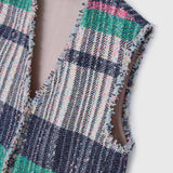 ¥ツイードジレ〈Textile Artwork by Yoshiko〉「無題」Yoshiko