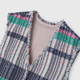 ¥ツイードジレ〈Textile Artwork by Yoshiko〉「無題」Yoshiko